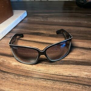 Marc By Marc Jacobs Womens Logo MMJ 008/S Sunglasses Black White Letters